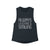 Always Laughing & Smiling Text - Women's Flowy Scoop Muscle Tank