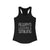 Always Laughing & Smiling Text - Women's Ideal Racerback Tank